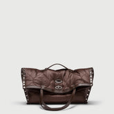 A' SPASSO® M IN BROWN PERUGIA FABRIC | Zanellato