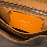 POSTINA® BABY IN GREY OSTIA ANTICA PRINTED LEATHER | Zanellato