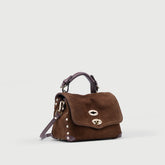 POSTINA® BABY IN BROWN LEGNO DI NOCE SUEDE | Zanellato