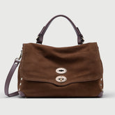 POSTINA® M IN BROWN LEGNO DI NOCE SUEDE | Zanellato