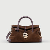DOTTA® S IN BROWN LEGNO DI NOCE SUEDE - Dotta® | Zanellato