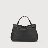 POSTINA® SMALL LEATHER BAG VENISSA BLACK BLACK | Zanellato